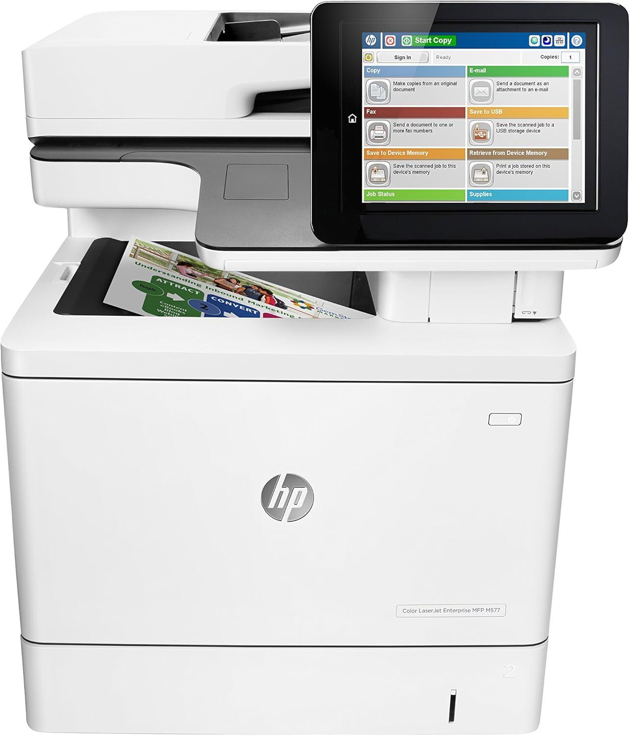 HP Kleuren LaserJet Enterprise M577f MFP | Wit/Zwart