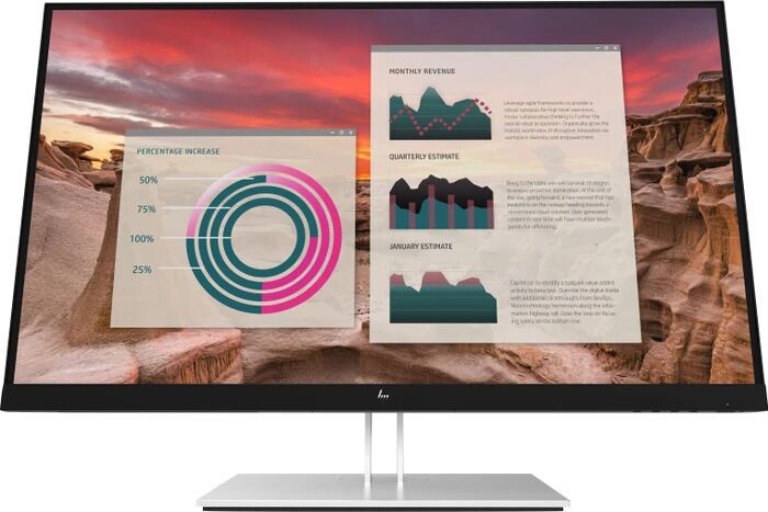 HP E27u G4 | 27" | black/silver, image 1 of 5