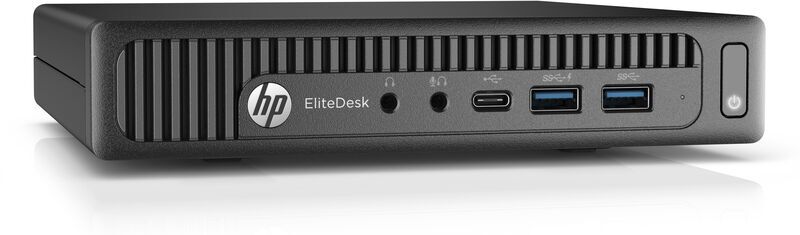 Narabar Leonardoda grijs HP EliteDesk 800 G2 DM (USFF) | Intel 6th Gen | i5-6500T | 8 GB | 500 GB  HDD | Win 10 Pro | €159 | Nu met een Proefperiode van 30 Dagen