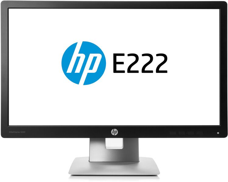 HP EliteDisplay E222 | 21.5" | svart/silver
