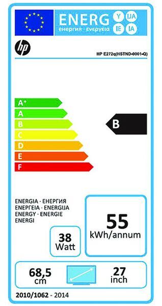 HP EliteDisplay E272q | 27" | silber/schwarz 4