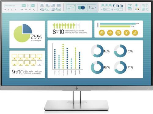 HP EliteDisplay E273 | 27" | with stand | black/silver