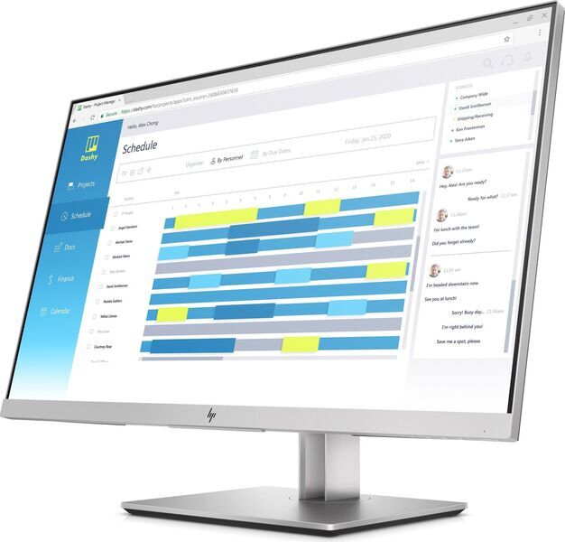 HP EliteDisplay E273d | 27" | nero/argento 2
