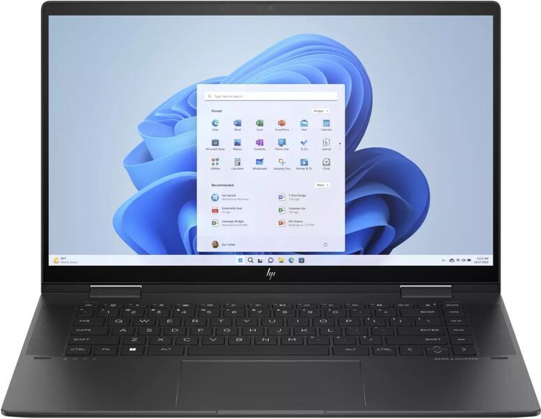 HP Envy x360 2-in-1 15-fh0155ng | Ryzen 5 7530U | 15.6" | 16 GB | 512 GB SSD | Win 11 Pro | Nightfall Black | DE 2