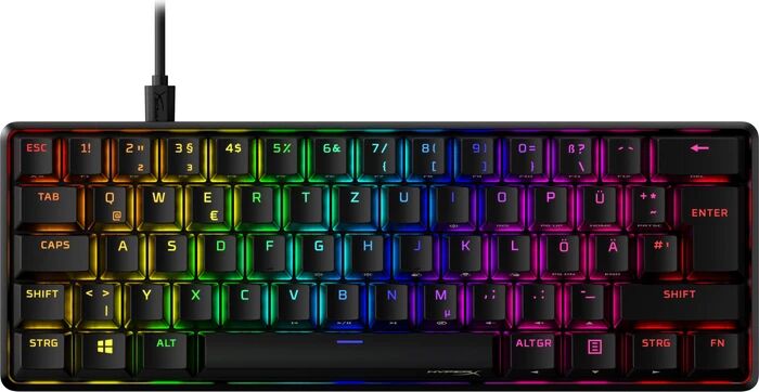 HP HyperX Alloy Origins 60 | HO HyperX RED | black | DE, image 1 of 5