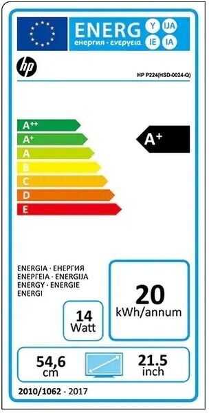 HP P224 | 21.5" | sort 5