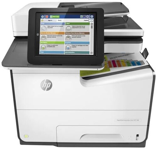 Som Ny: HP PageWide Color MFP E58650dn | vit
