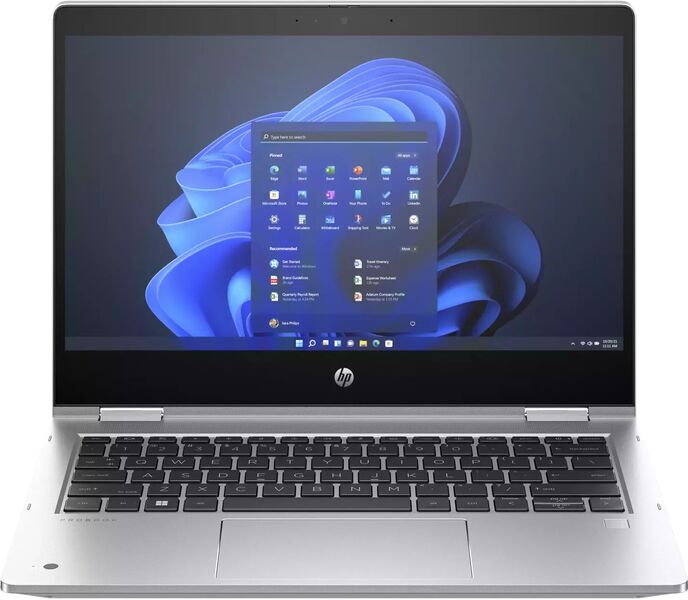 HP ProBook X360 435 G10 | Ryzen 5 7530U | 13.3" | 8 GB | 256 GB SSD | Webcam | FP | Backlit keyboard | Win 11 Pro | DE 1