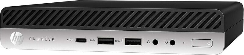 HP ProDesk 600 G4 DM (USFF) | Intel 8th Gen | i3-8100T | 8 GB | 128 GB SSD | Win 10 Pro