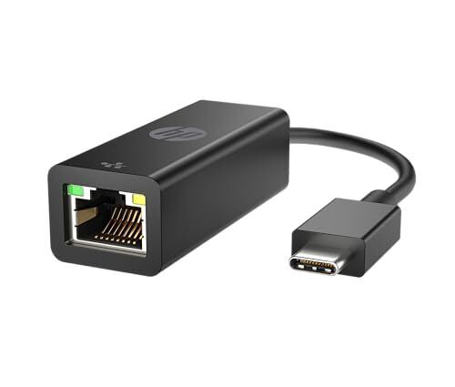 HP USB-C (RJ45) adapter | black 1