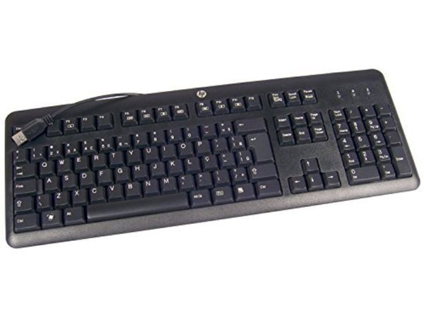 HP USB Keyboard 672647-053 | black | FR 1
