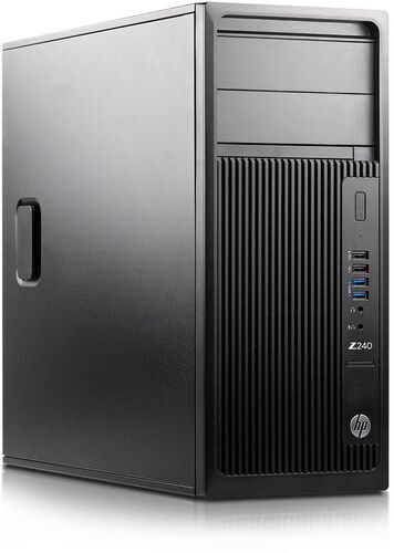 Väldigt bra: HP Z240 Tower Workstation | Intel 6th Gen | i7-6700 | 16 GB | 512 GB SSD | Quadro K2200 | DVD-RW | Win 10 Pro