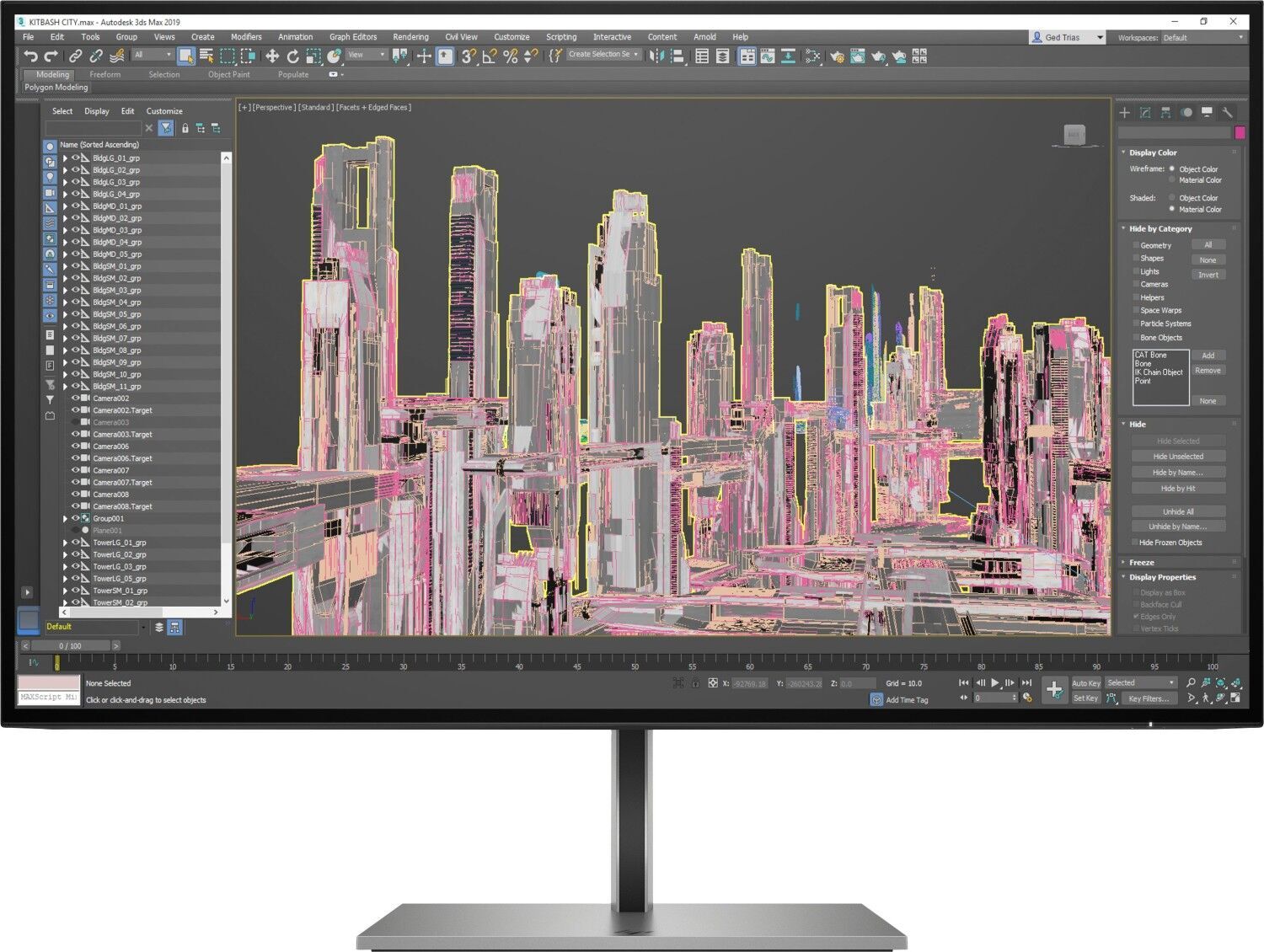 HP Z27u G3 | 27" | Zwart/Zilver