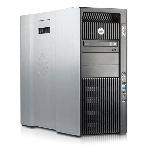 HP Z820 Workstation | Xeon E5 | 2 x E5-2667 v2 | 64 GB | 500 GB SSD | K4000 | DVD-RW | Win 10 Pro