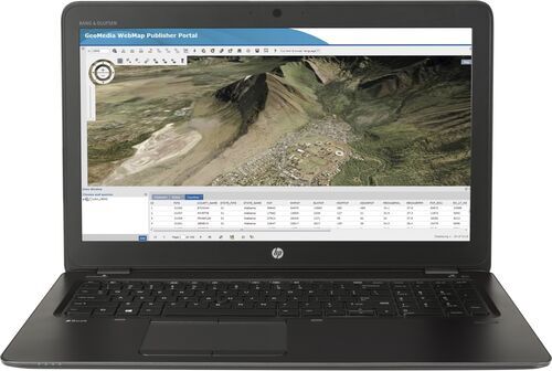 Väldigt bra: HP ZBook 15U G3 | i7-6500U | 15.6" | 8 GB | 256 GB SSD | FirePro W4190M | Bakgrundsbelyst tangentbord | Win 10 Pro | DE