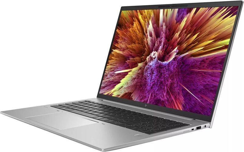 HP ZBook Firefly 16 G10 | i7-1355U | 16" | 16 GB | 512 GB SSD | FP | Rétroéclairage du clavier | RTX A500 | Win 11 Pro | US 3