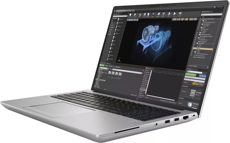 HP ZBook Fury 16 G10 | i9-13950HX | 16" | 32 GB | 1 TB SSD | 3840 x 2400 | FP | RTX 4000 Ada | Win 11 Pro | SE 3