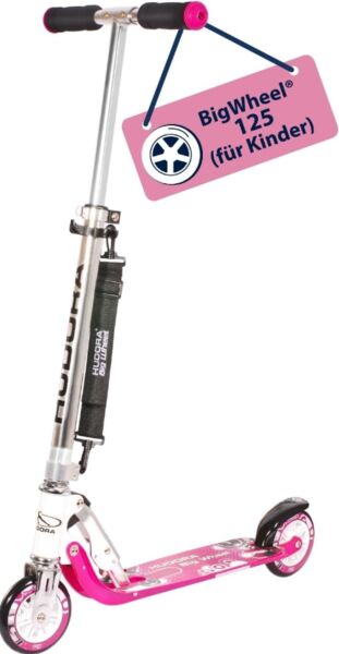 Hudora BigWheel 125 Scooter | rosa 1