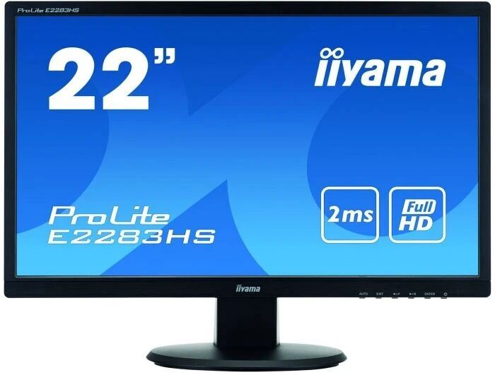 iiyama ProLite E2283HS-B1 | 21.5" | with stand | black, image 1 of 4