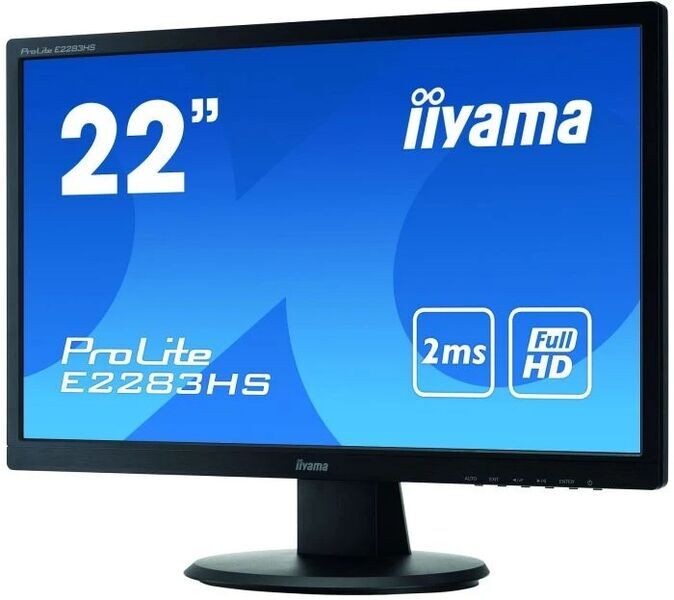 iiyama ProLite E2283HS-B1 | 21.5" | with stand | black, image 2 of 4