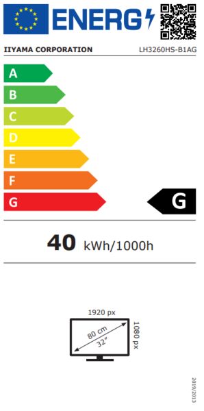 iiyama ProLite LH3260HS-B1AG | 31.5" | without stand | black 4