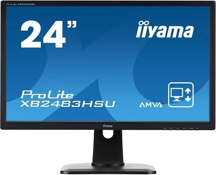 Iiyama ProLite XB2483HSU-B1 | 24" | with stand | black, image 1 of 5