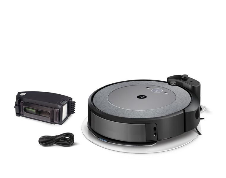 iRobot Roomba Combo i5 Staubsaugerroboter mit Wischfunktion | schwarz/grau 3
