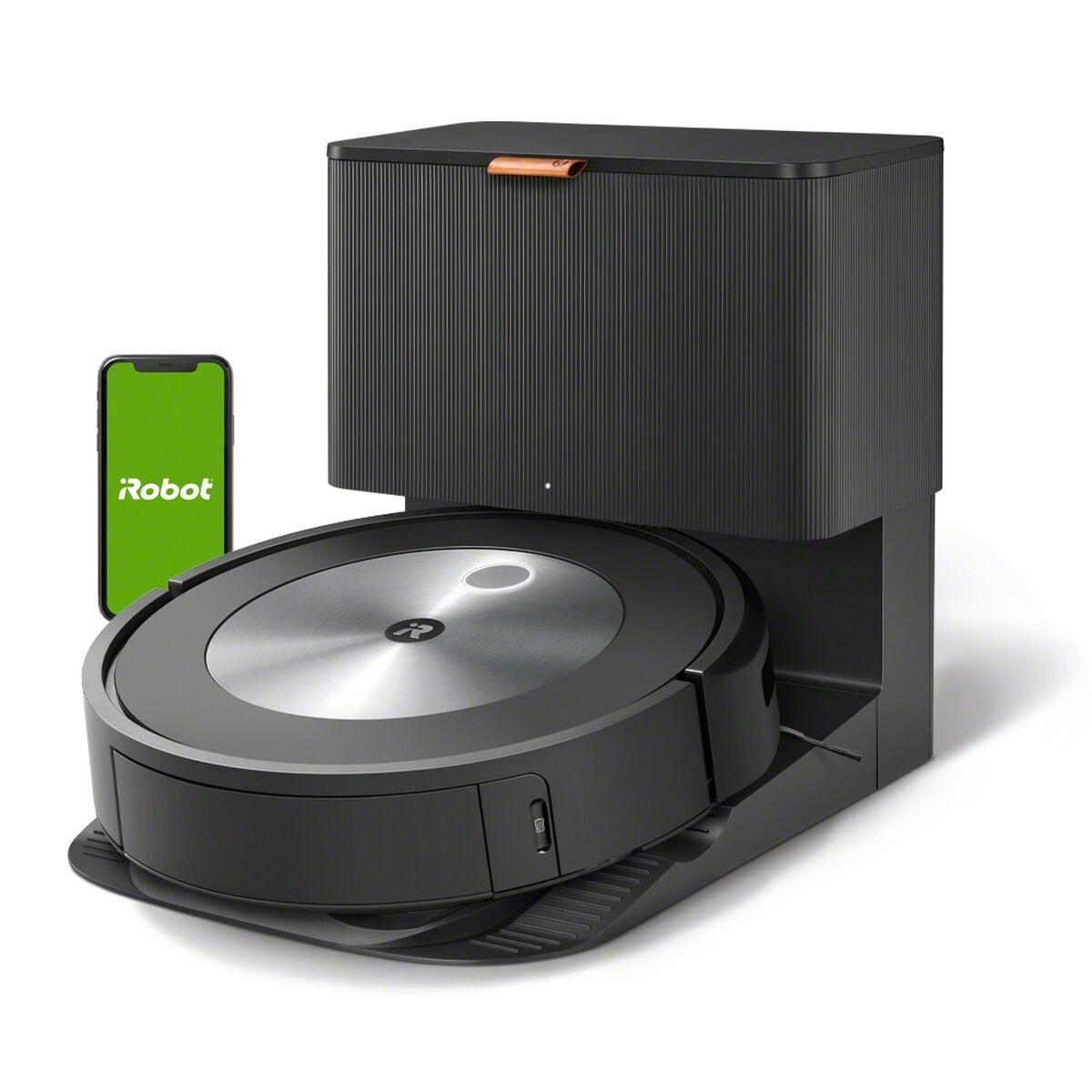 iRobot Roomba j7+ Staubsaugerroboter schwarz/silber