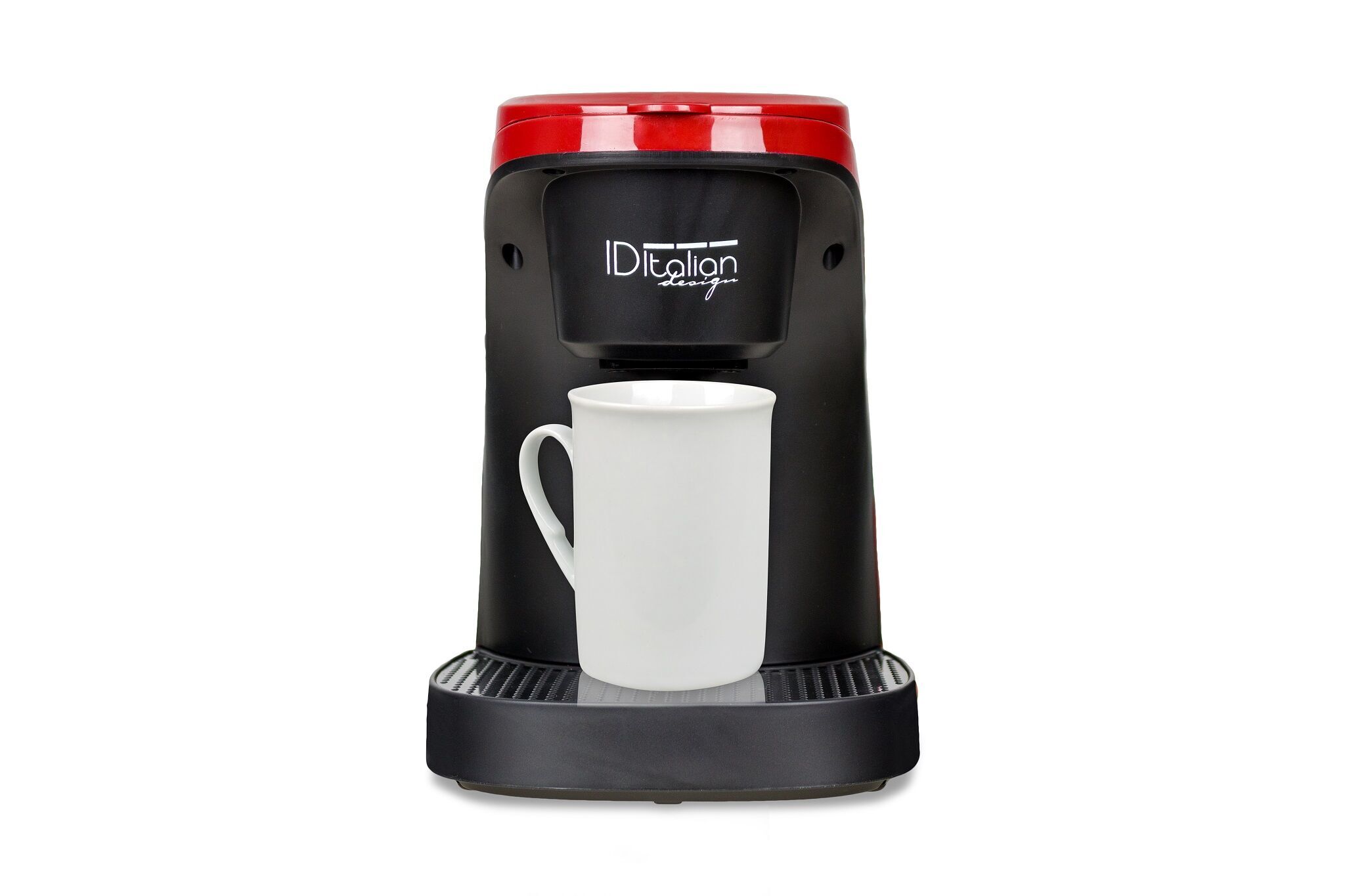 Italian Design Coffee Duo Pro Koffiezetapparaat | rood/zwart