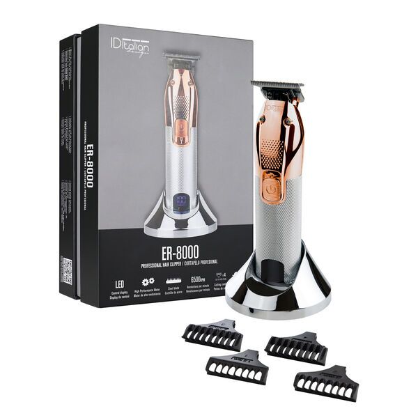 Italian Design ER-8000 T-Shape Professional Hair clipper | silver/bronze, image 1 of 1