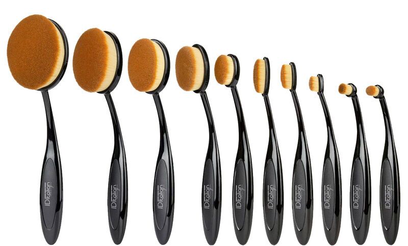 Italian Design Jeu de 10 pinceaux de maquillage | noir 4