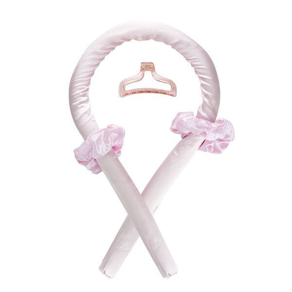 Italian Design Hair curling headband without heat | pink 1