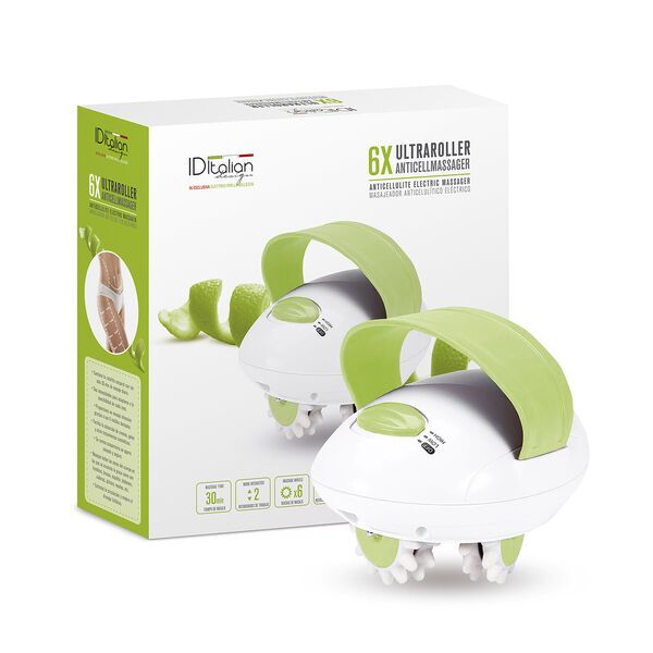 Italian Design Elektrisches Anticellulite-Massagegerät | weiß/grün 1