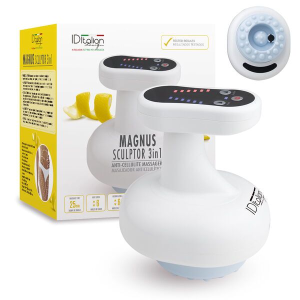 Italian Design Magnus Sculptor 3in1 Anti-cellulite massageapparat | hvid 1