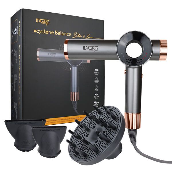 Italian Design Cyclone Balance Hair dryer | black, image 1 of 4
