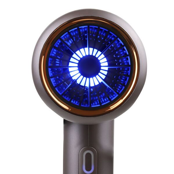 Italian Design Cyclone Blue Ionic Power Sèche-cheveux | argent 5