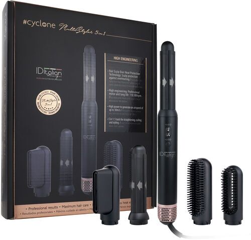 Italian Design Multistyler 5 in 1 Hårplättare   svart