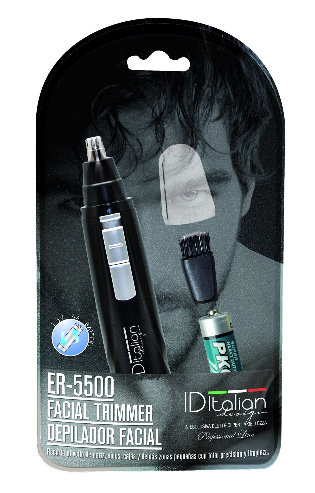 Italian Design ER-5500 Tondeuse | zwart
