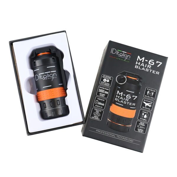 Italian Design M-67 Hair clipper | black/orange 4