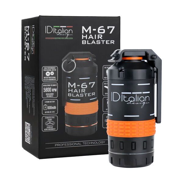 Italian Design M-67 Hair clipper | black/orange 1