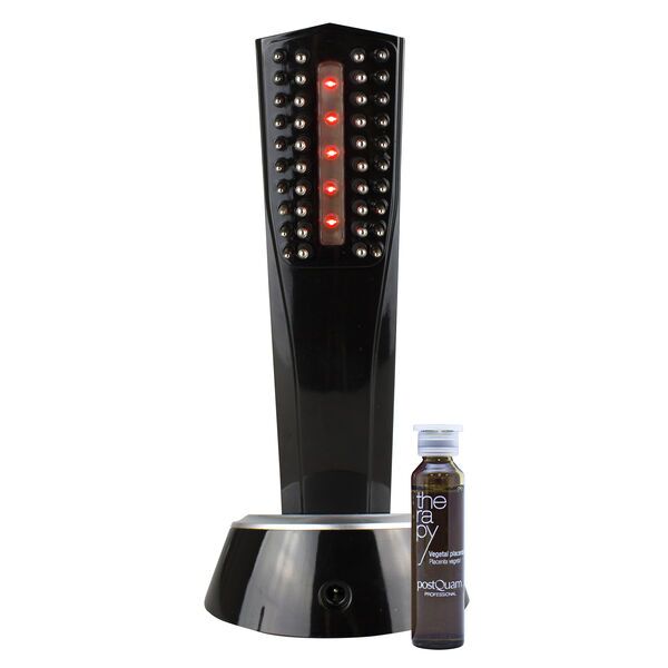 Italian Design Brosse régénératrice pour cheveux + traitement des cheveux | noir/gris 3