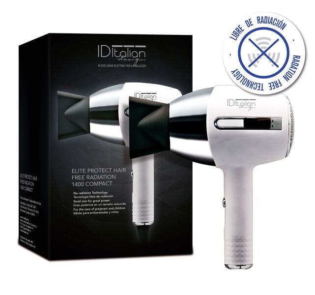 Italian Design Elite Compact Protect Hair Hair dryer | black/gray 1