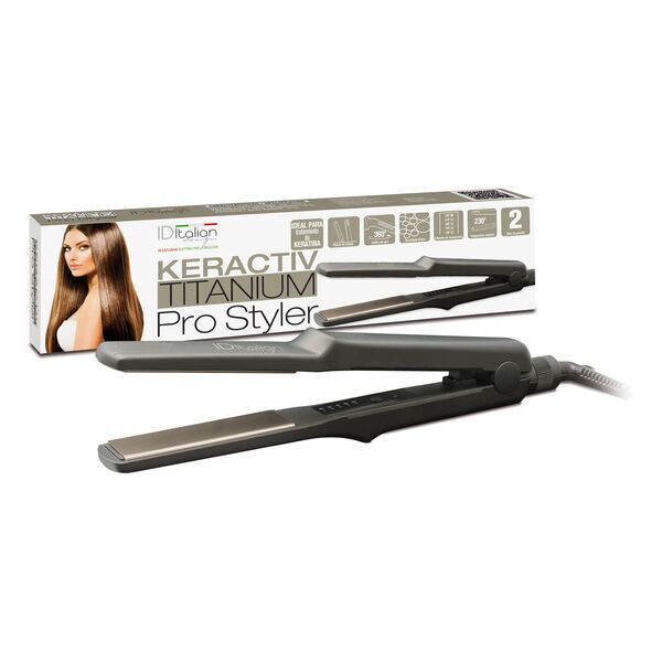 Italian Design Keractiv Titanium Pro Styler Lisseur | noir 1