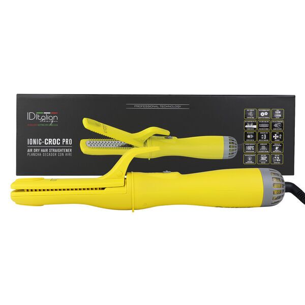 Italian Design Ionic-Croc Pro Piastra per capelli | giallo 1