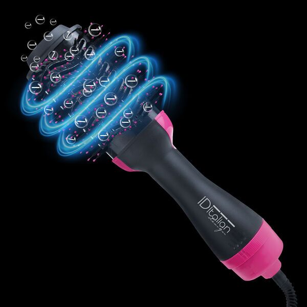 Italian Design 360 Tourmalin Airbrush Glättbürste | schwarz 3