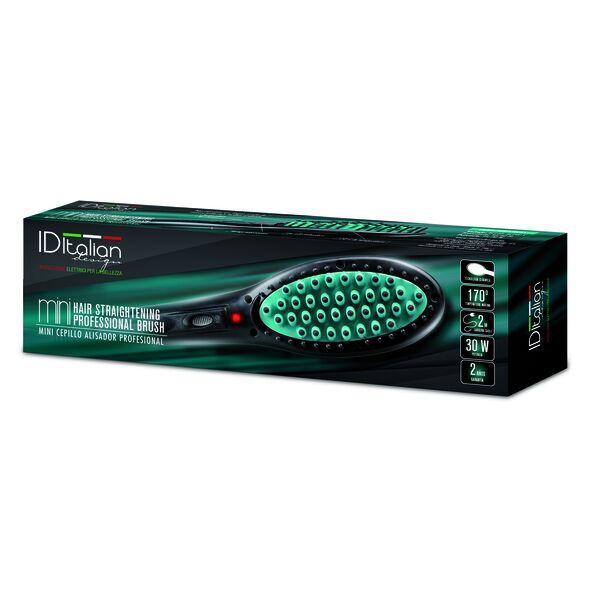 Italian Design Mini Straightening Brush rovnací kartáč na vlasy | černá 1