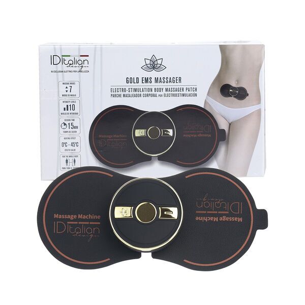Italian Design Gold EMS Massager | black 1