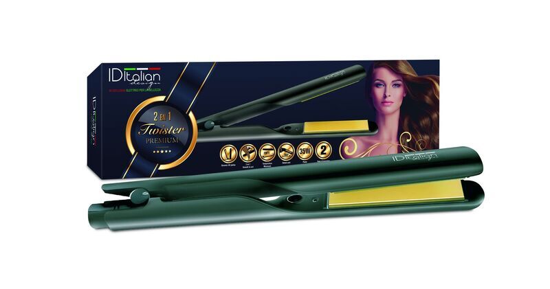 Italian Design Twister Premium žehlička na vlasy | černá 1
