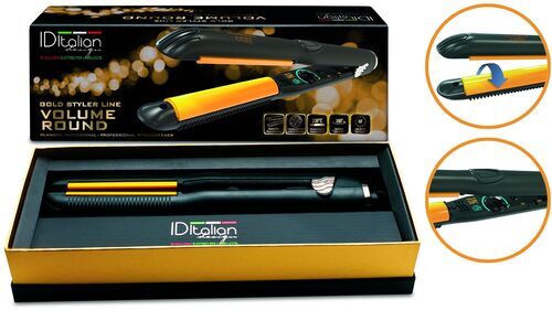 Italian Design Gold Styler Volume Round Hårplättare