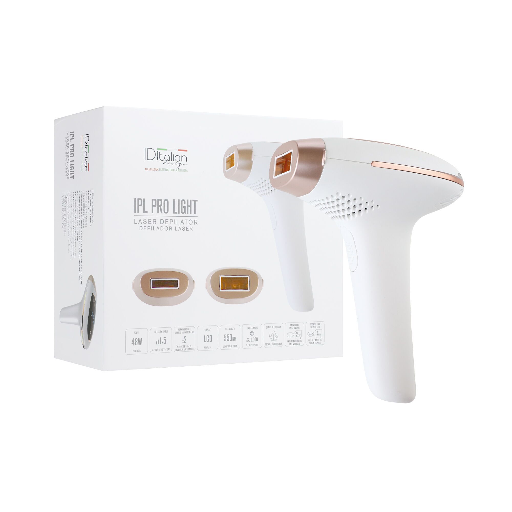 Italian Design IPS Pro Light Epilator | wit